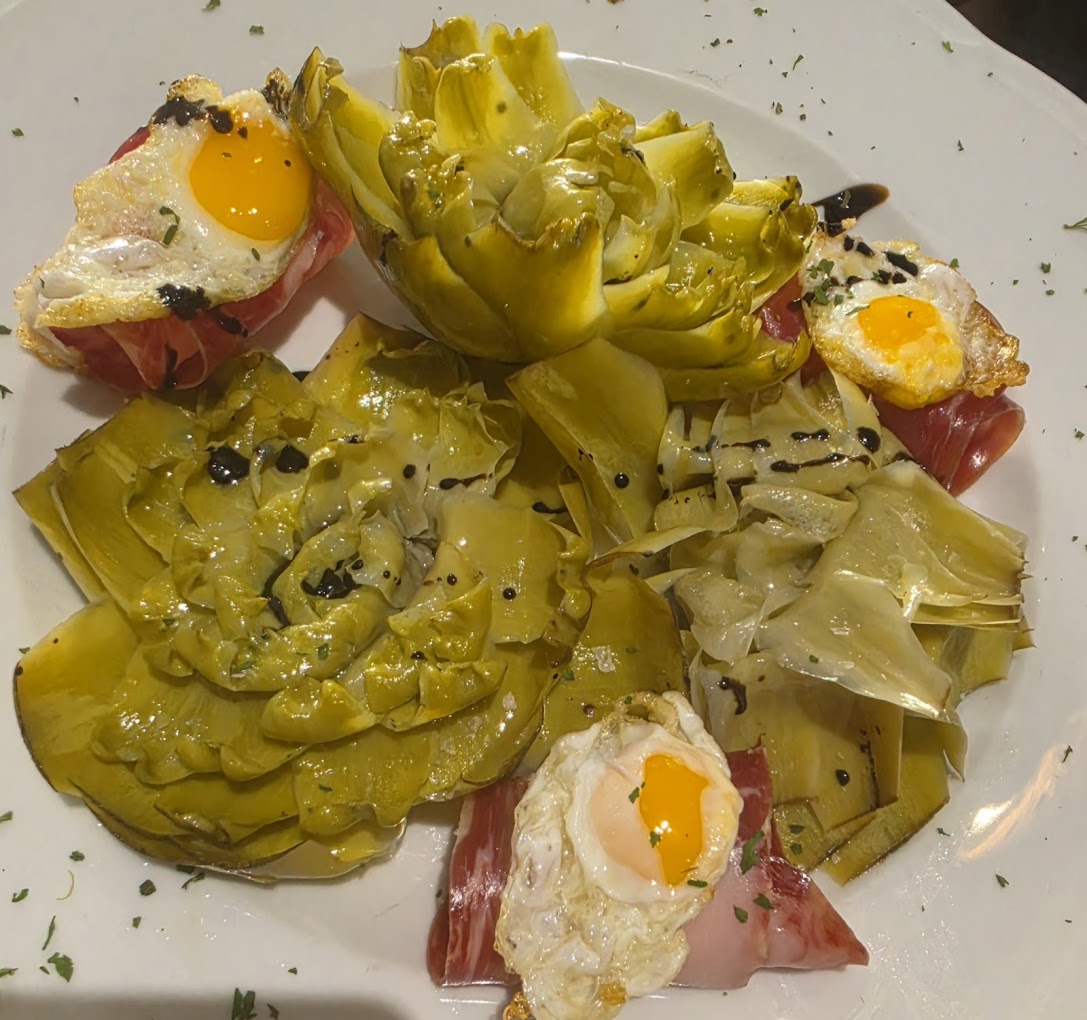 Alcachofas a baja temperatura